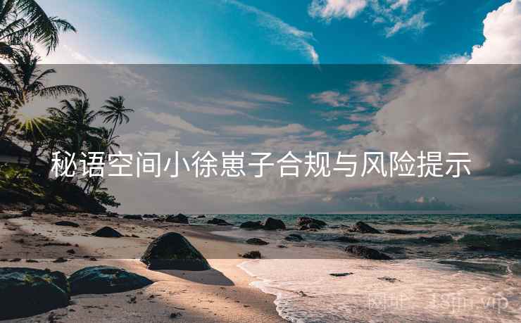 秘语空间小徐崽子合规与风险提示  第1张