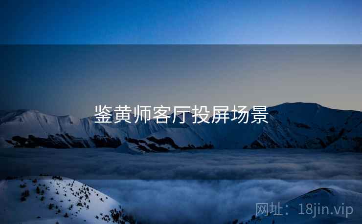 鉴黄师客厅投屏场景  第2张