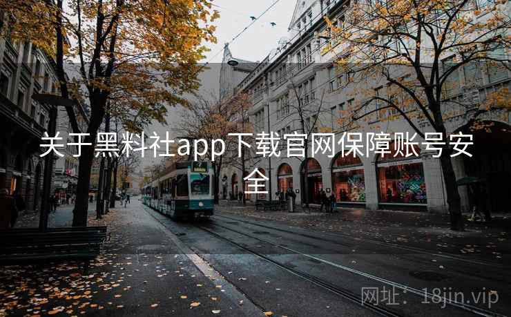 关于黑料社app下载官网保障账号安全  第1张