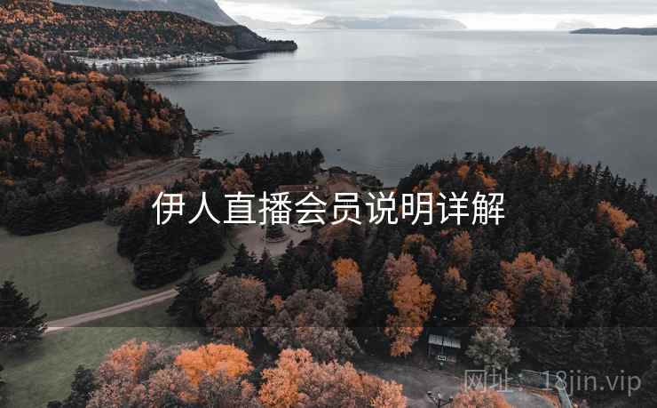 伊人直播会员说明详解  第2张